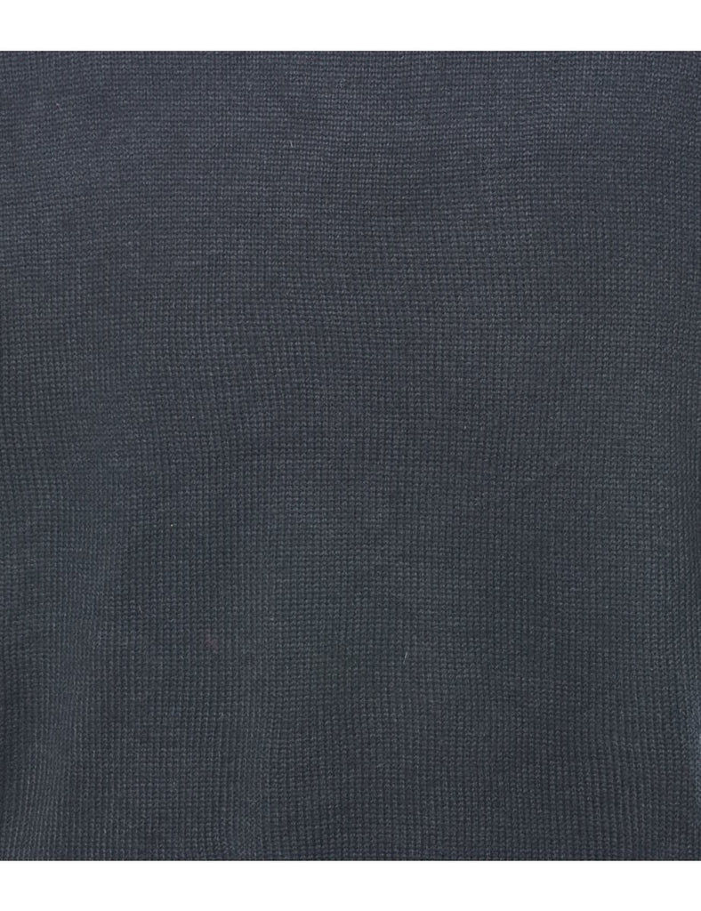 Long Sleeved Black Jumper - M