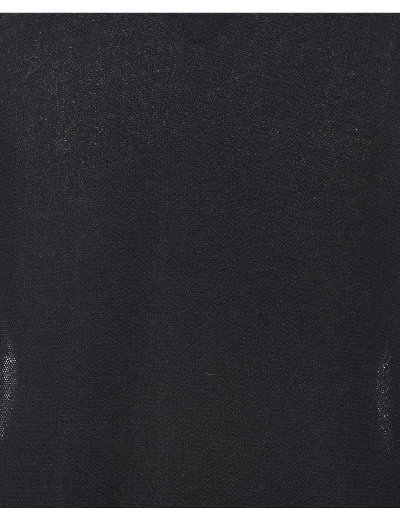 Long Sleeved Black Jumper - XL