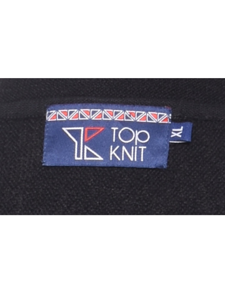 Long Sleeved Black Jumper - XL