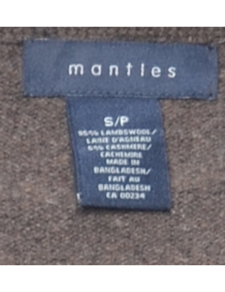 Long Sleeved Brown Jumper - S