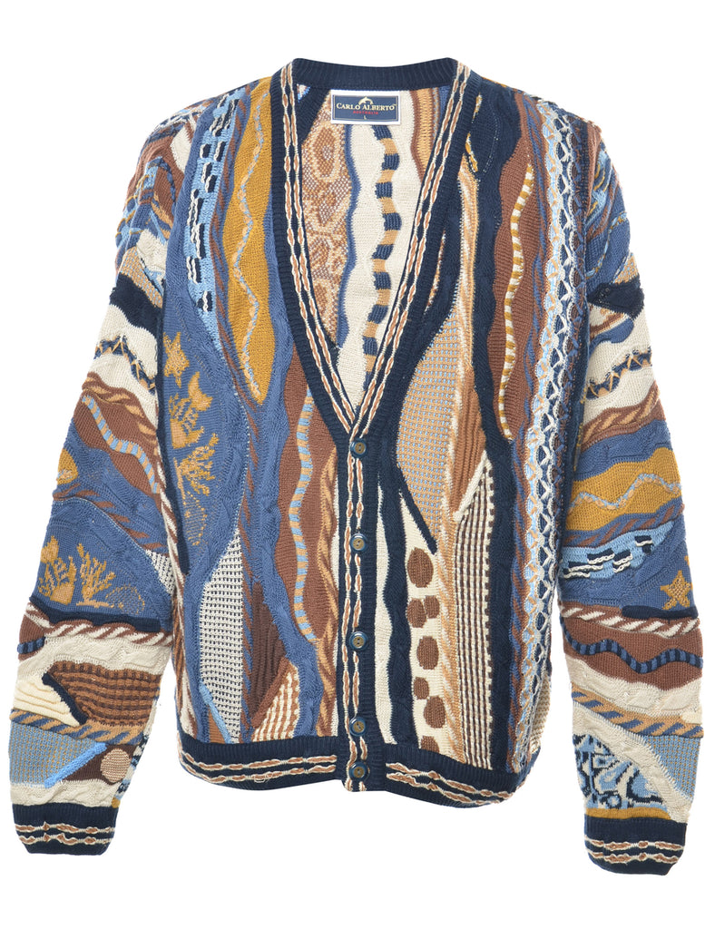 Long Sleeved Cardigan - L