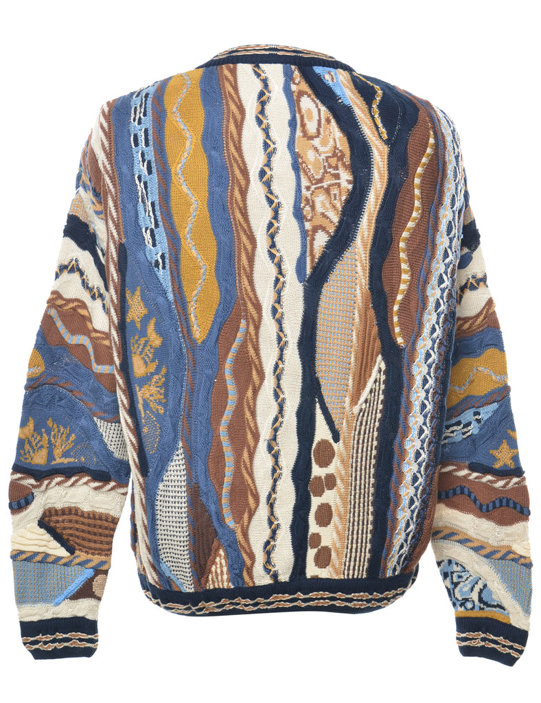 Long Sleeved Cardigan - L