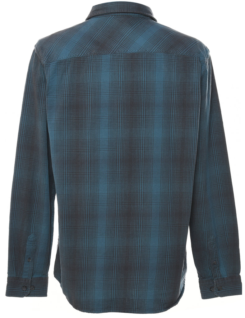 Long Sleeved Checked Shirt - L