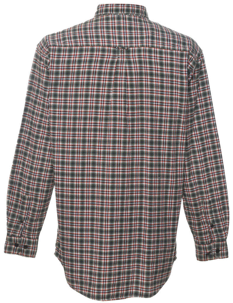 Long Sleeved Checked Shirt - M