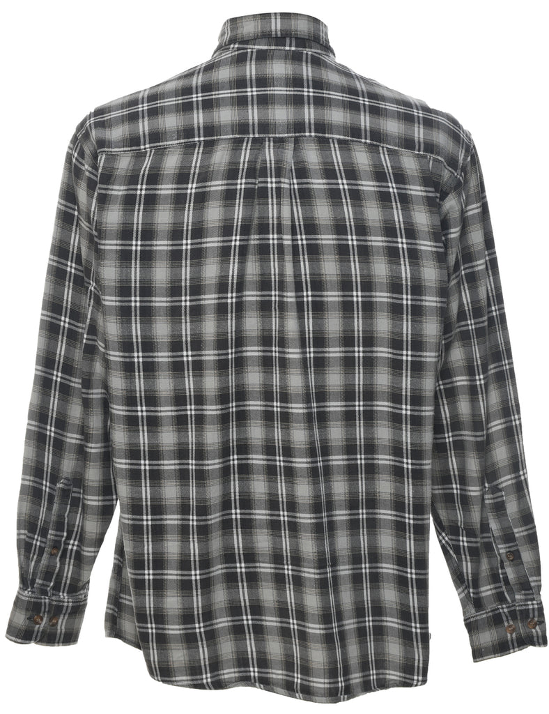 Long Sleeved Checked Shirt - M