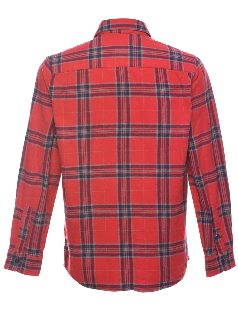Long Sleeved Checked Shirt - M