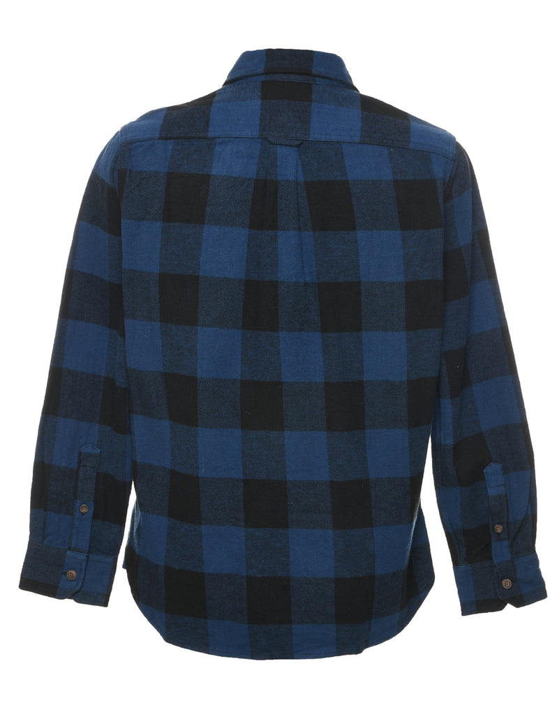 Long Sleeved Checked Shirt - M