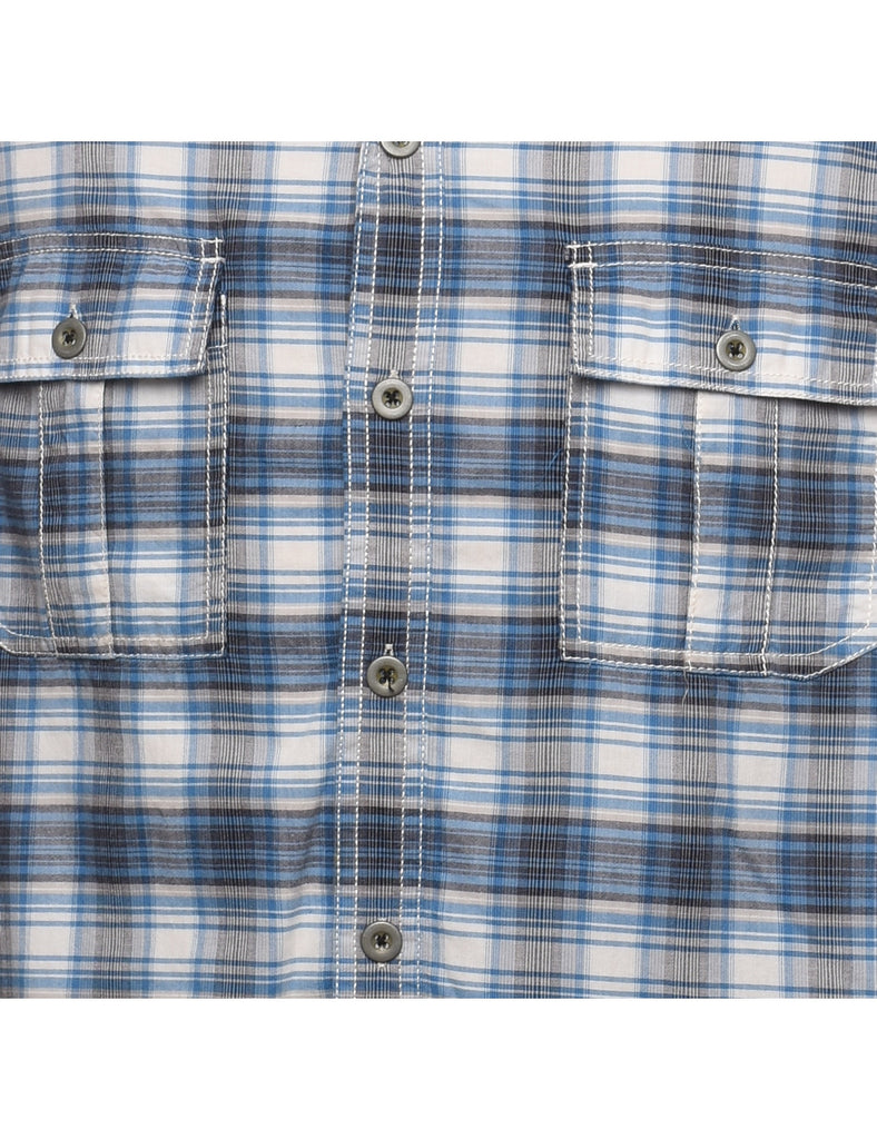 Long Sleeved Checked Shirt - XL