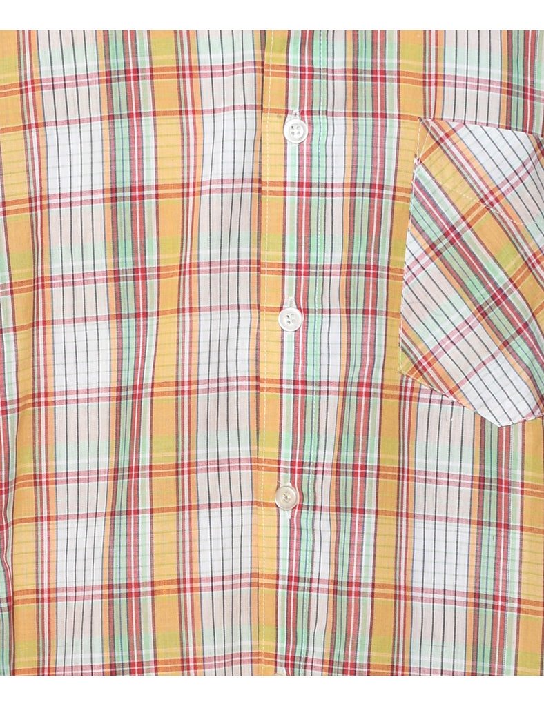 Long Sleeved Checked Shirt - M