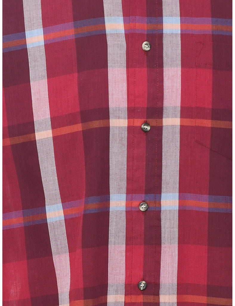 Long Sleeved Checked Shirt - M