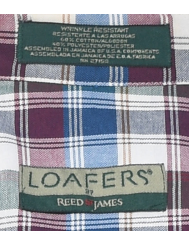 Long Sleeved Checked Shirt - M