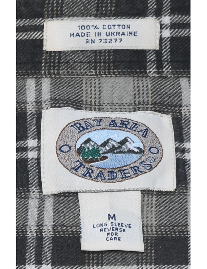 Long Sleeved Checked Shirt - M