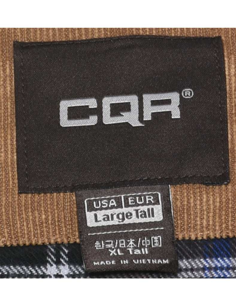 Long Sleeved Checked Shirt - XL