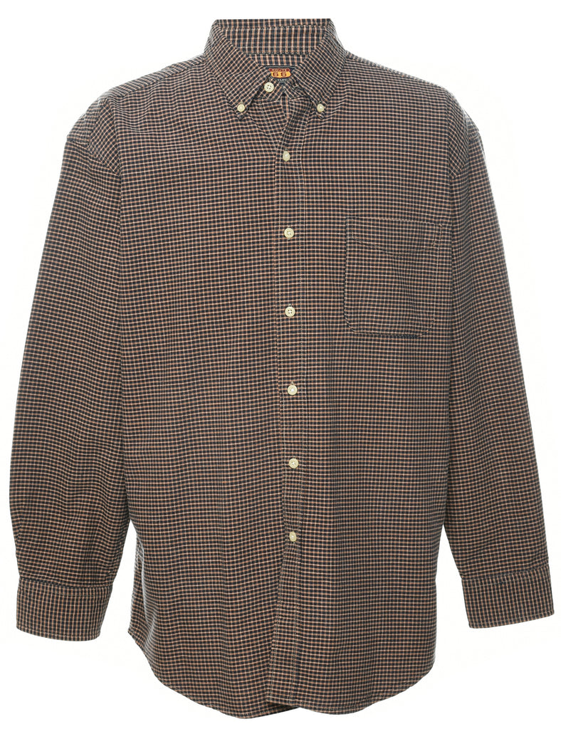 Long Sleeved Denim Shirt - L