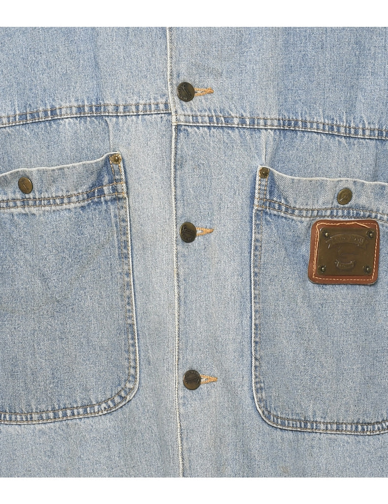 Long Sleeved Denim Shirt - L