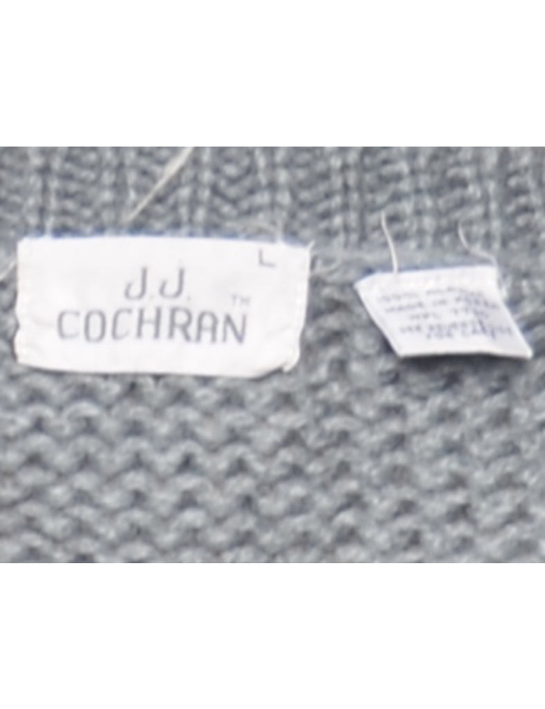 Long Sleeved Grey Jumper - L