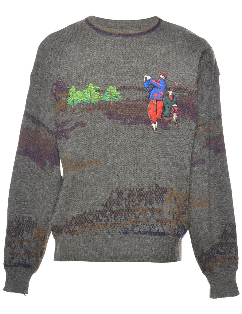 Long Sleeved Jumper - L