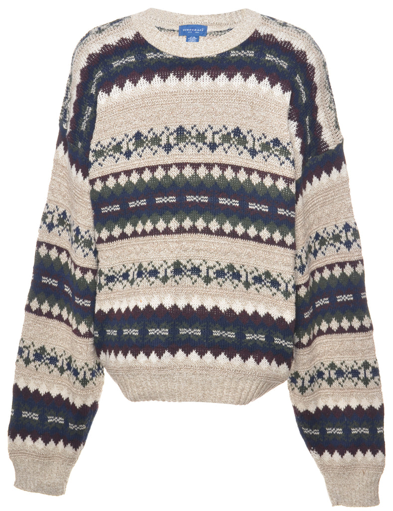 Long Sleeved Jumper - L