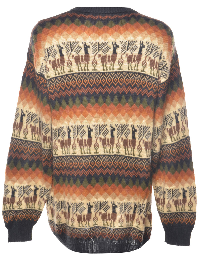 Long Sleeved Jumper - L