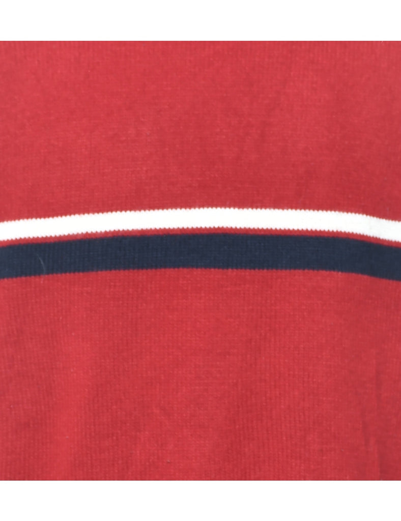Long Sleeved Maroon Jumper - L