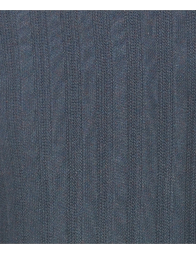 Long Sleeved Navy Jumper - M