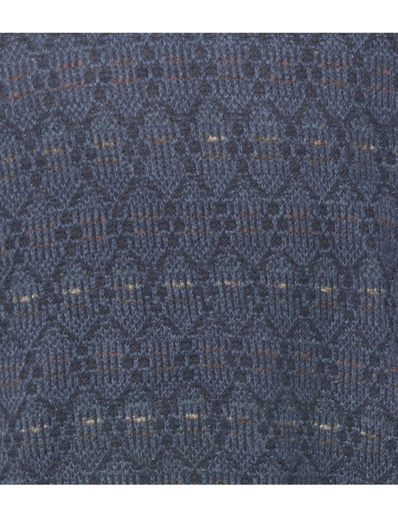 Long Sleeved Navy Jumper - L