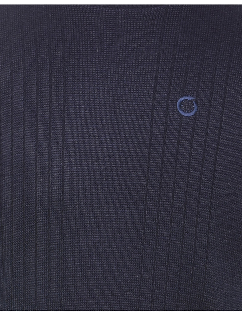 Long Sleeved Navy Jumper - XL