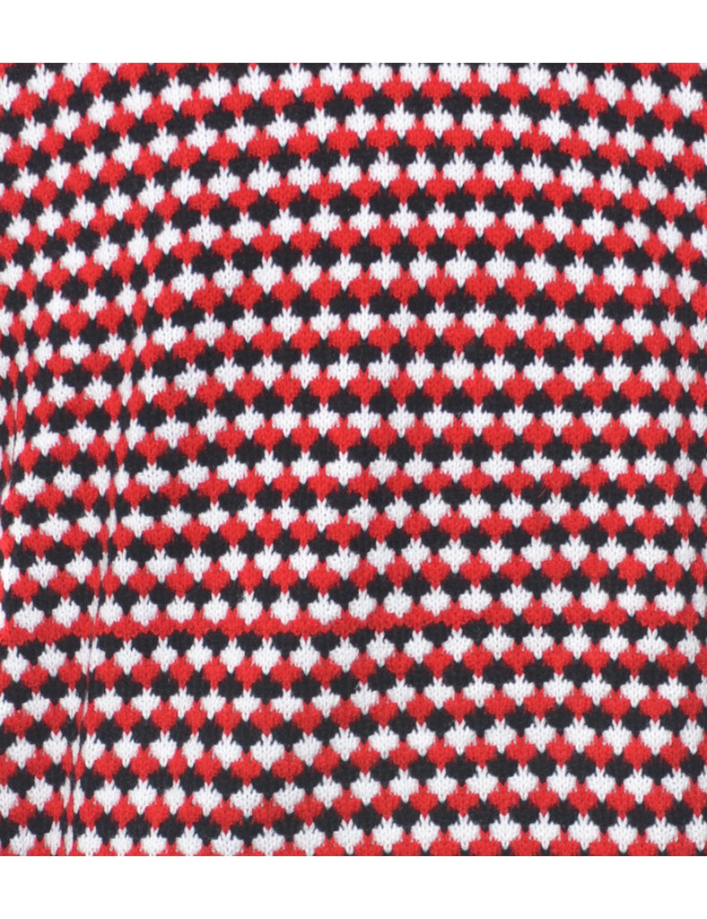 Long Sleeved Red Jumper - M