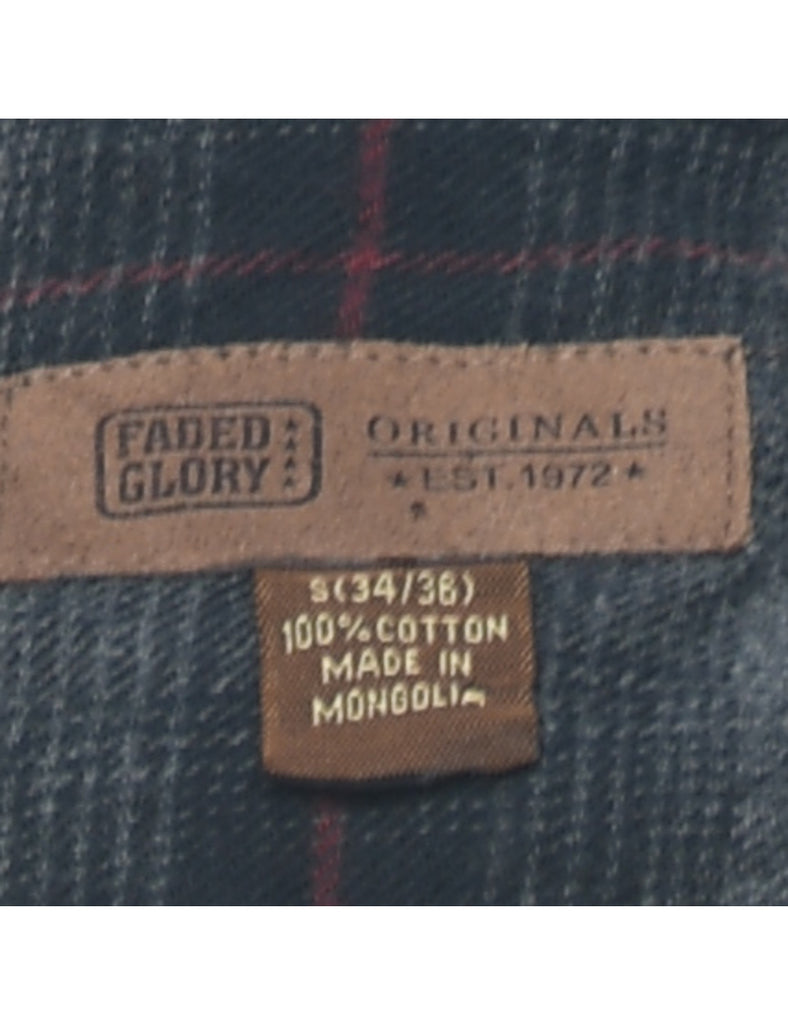 Maroon Flannel Shirt - S