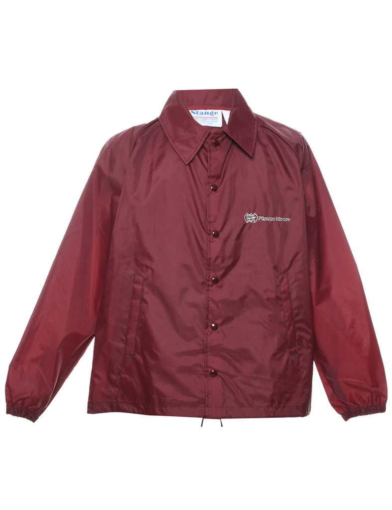 Maroon Nylon Jacket - L