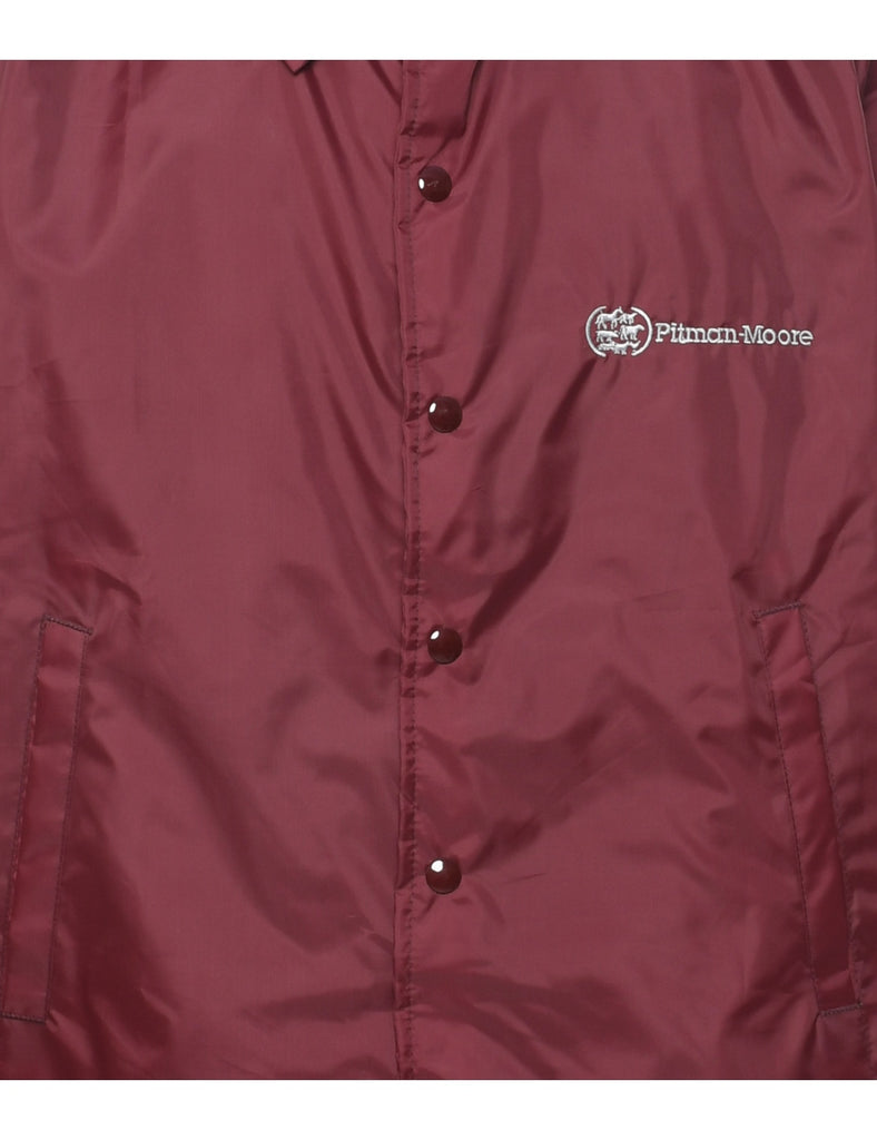 Maroon Nylon Jacket - L