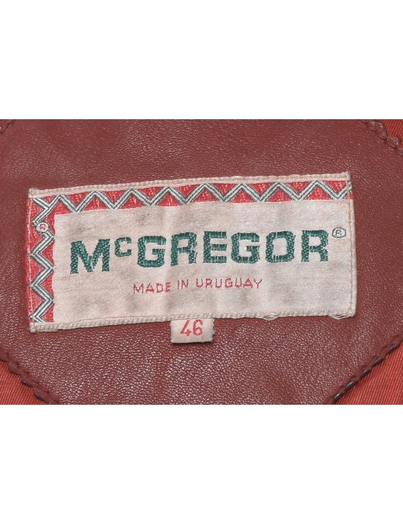 Mc Gregor Leather Jacket - XL