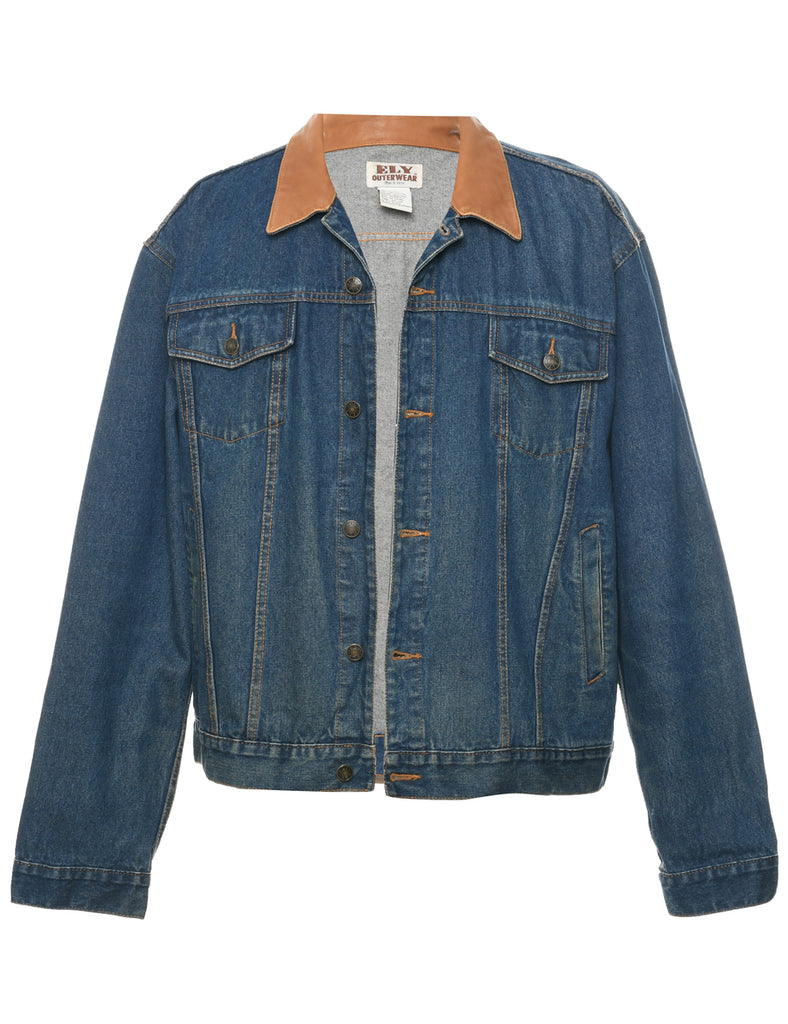 Medium Wash Denim Jacket - XL