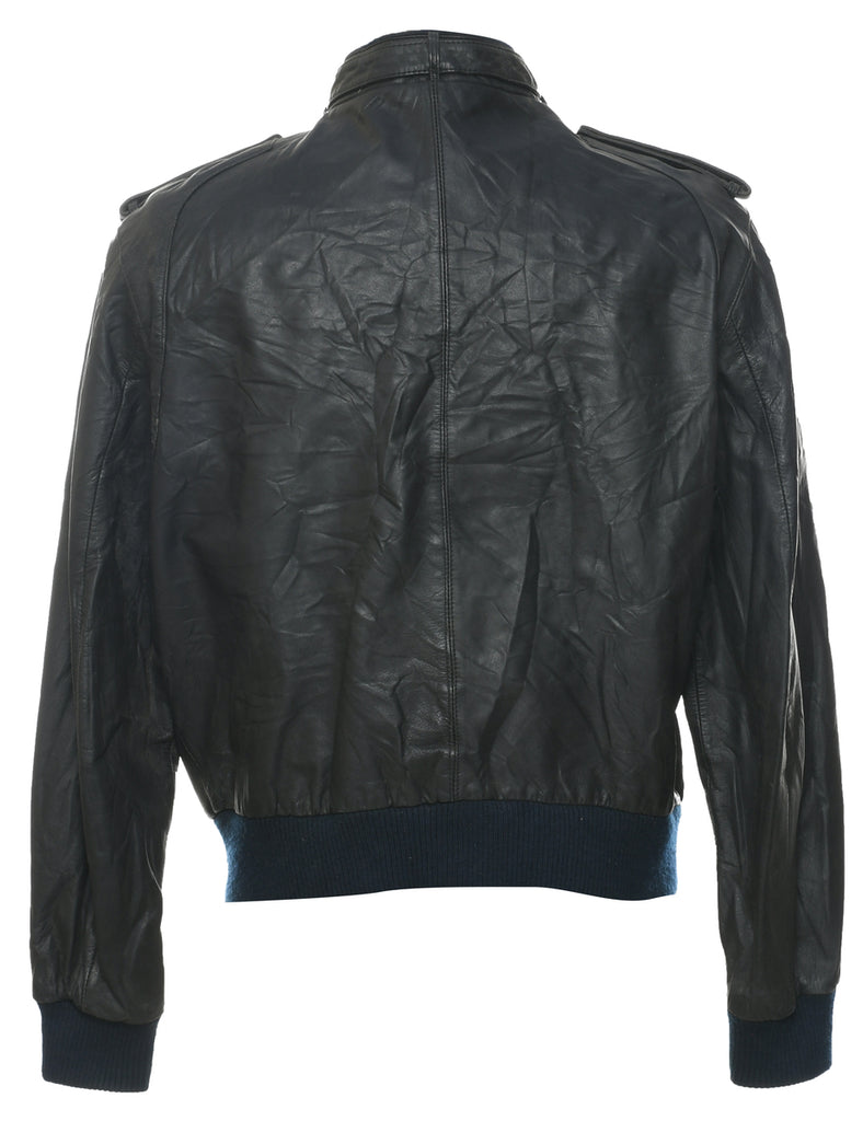 Members Only Leather Jacket - XL