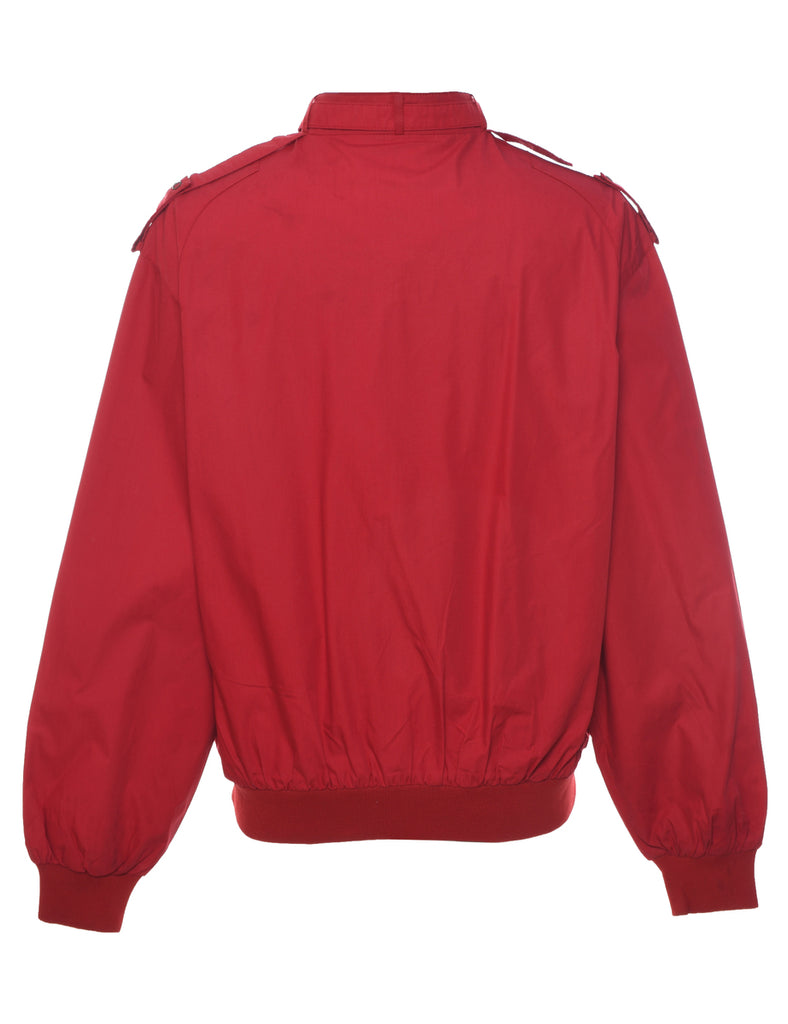 Members Only Red Harrington Jacket - L