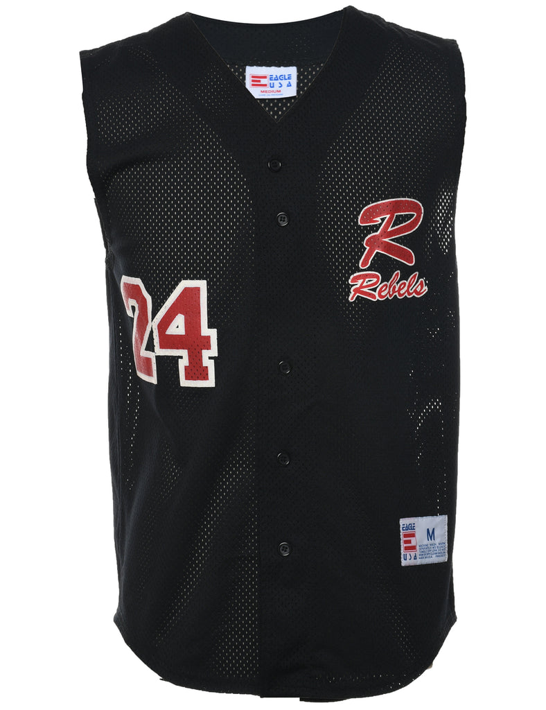 Mesh Black Vest - M