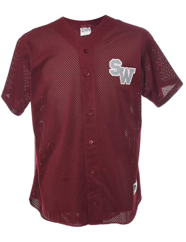 Mesh Printed T-shirt - L