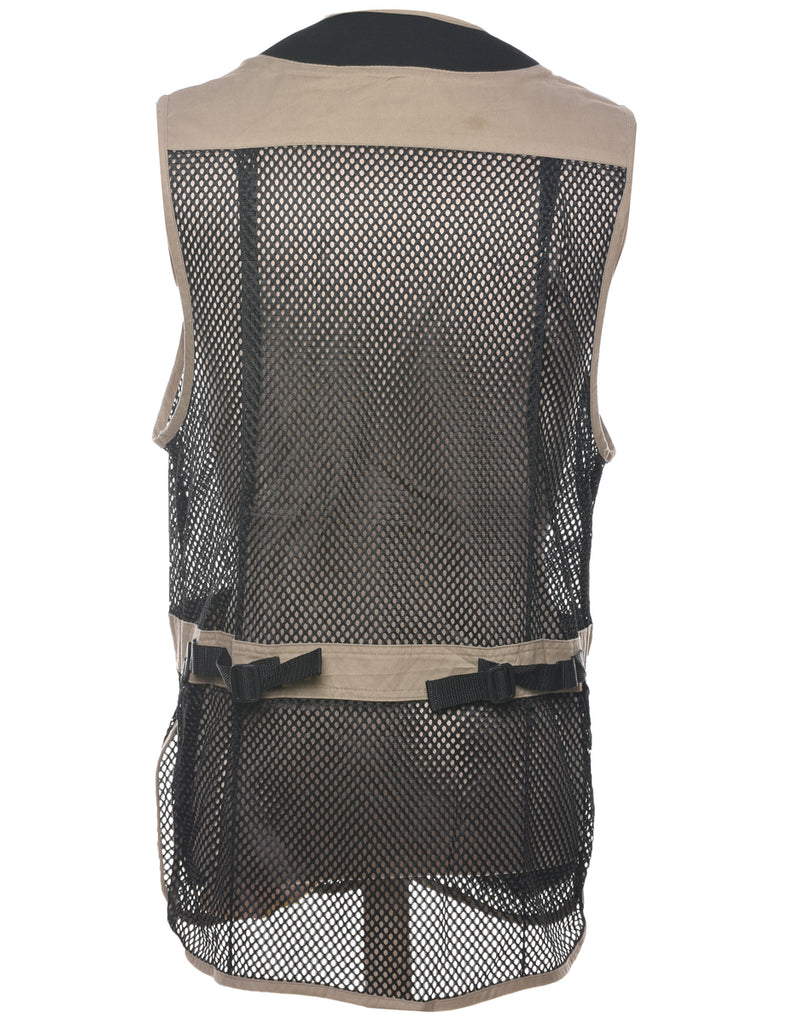 Mesh Utilitarian Waistcoat - L