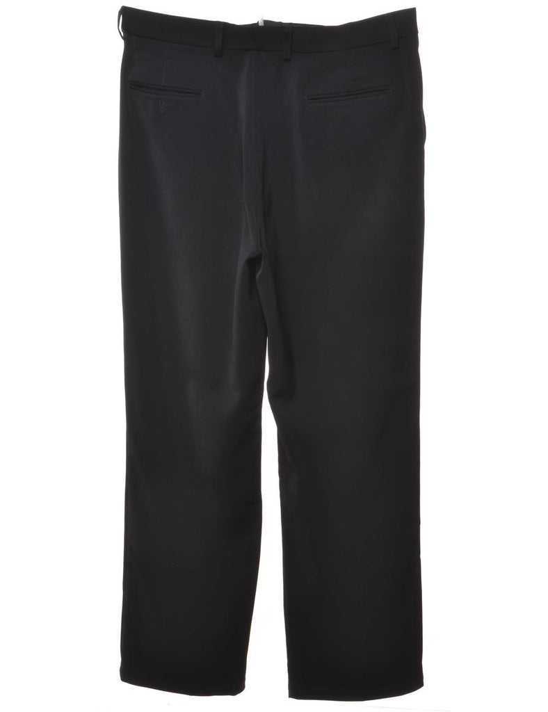 Midtown Man Black Classic Suit Trousers - W36 L32