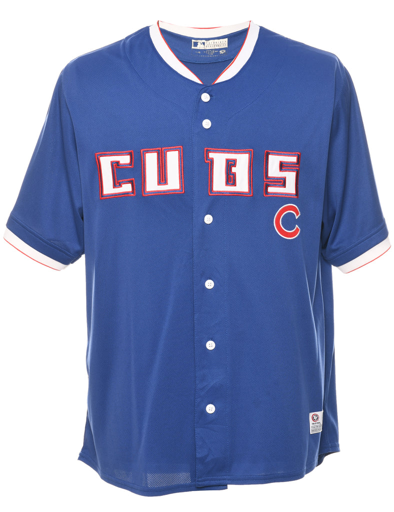 MLB Cubs Embroidered Sports T-shirt - L
