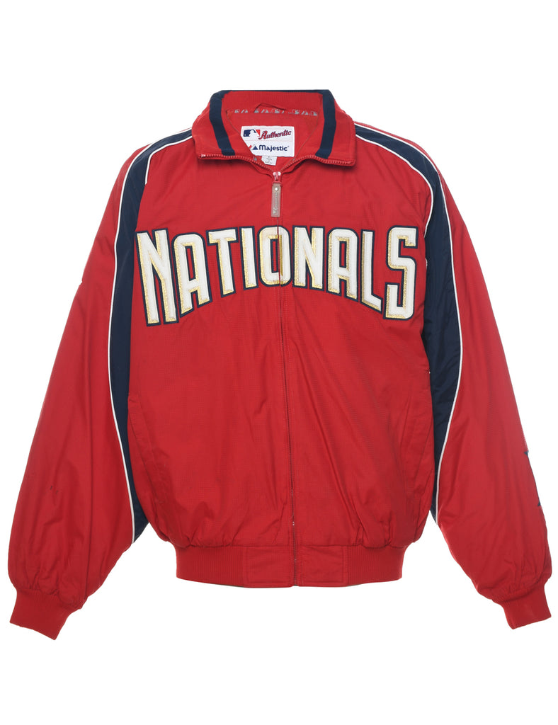 MLB Red Nylon Jacket - L