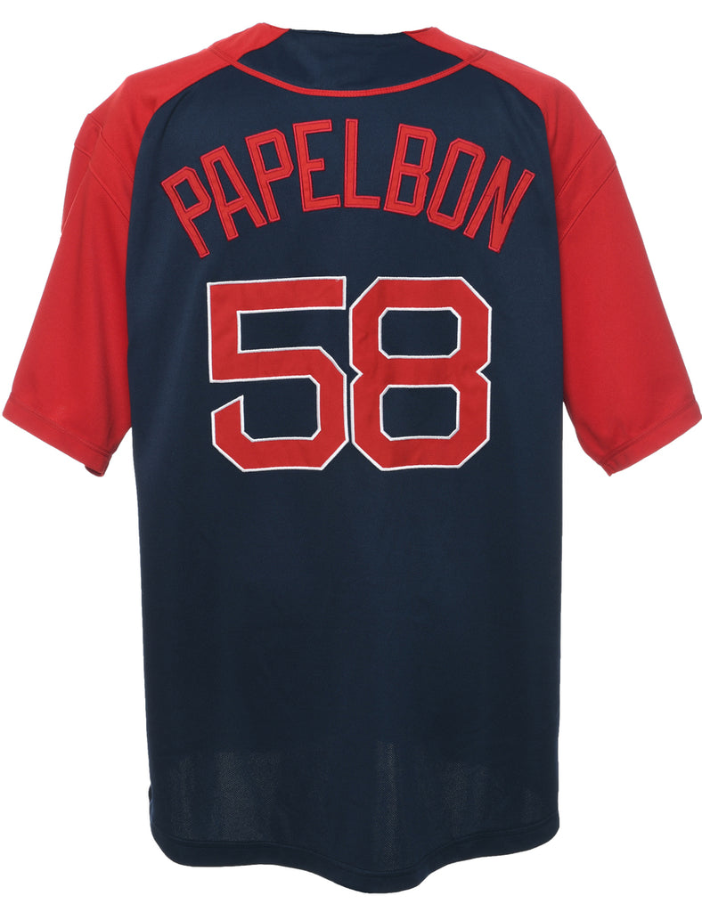 MLB Red Sox Embroiderd Sports T-shirt - XL