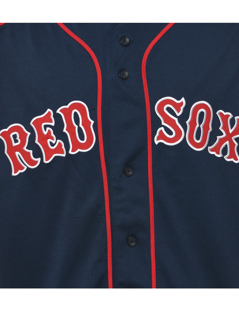 MLB Red Sox Embroiderd Sports T-shirt - XL