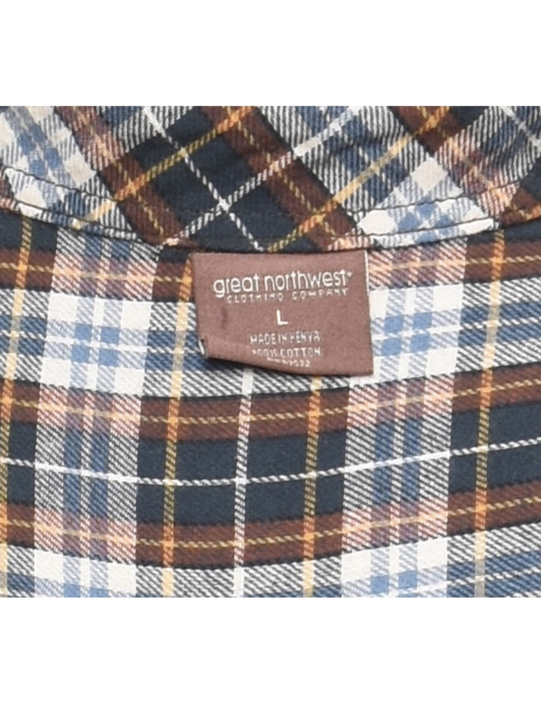 Multi-colour Checked Shirt - L