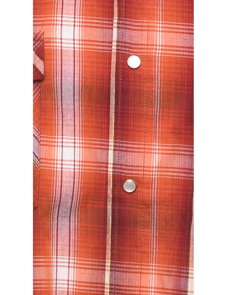 Multi-colour Checked Western Shirt - L