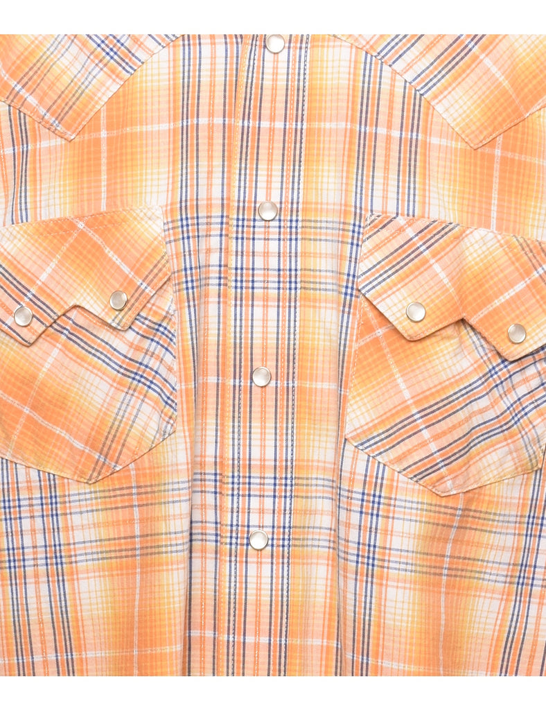 Multi-colour Checked Western Shirt - L