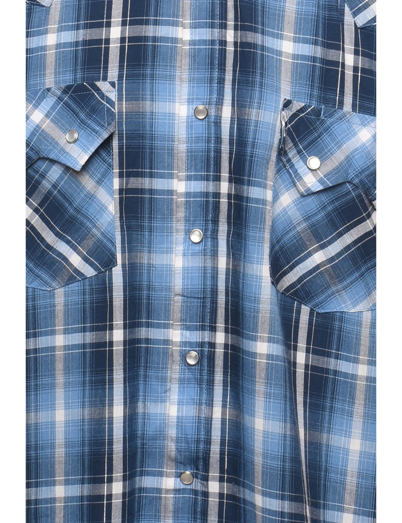 Multi-colour Checked Western Shirt - M