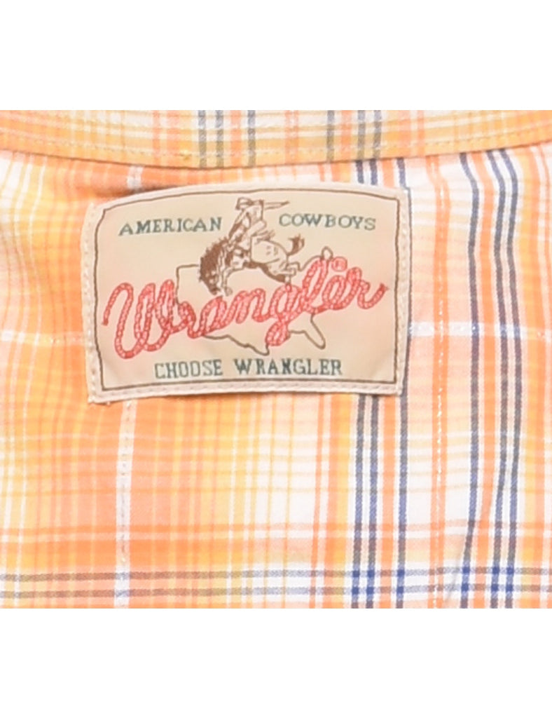 Multi-colour Checked Western Shirt - L