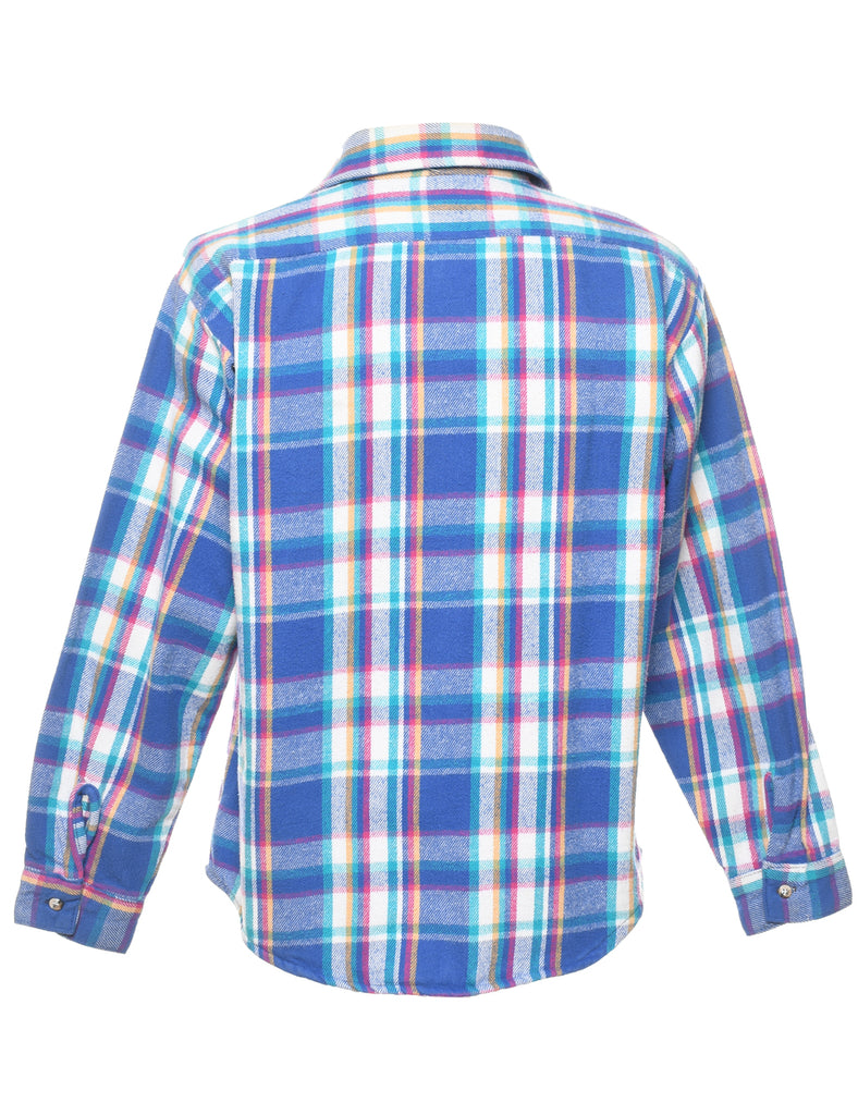 Multi-Colour Classic Checked Shirt - L