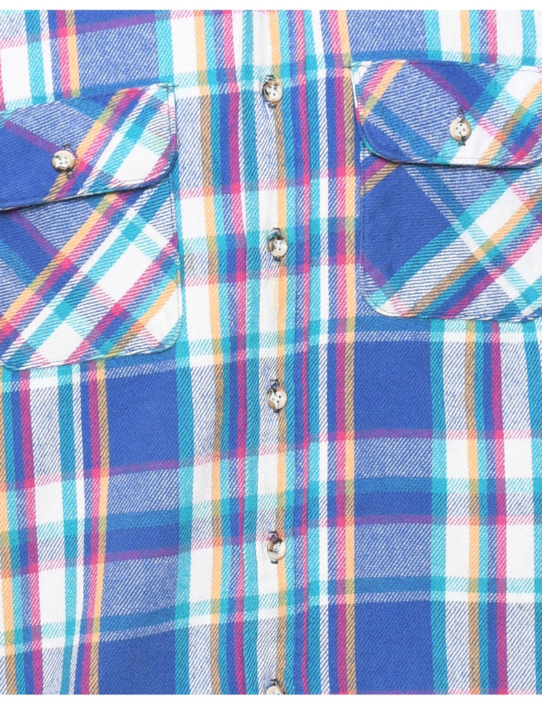 Multi-Colour Classic Checked Shirt - L